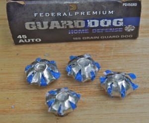 Federal Guard Dog EFMJ Ammunition expansion performance