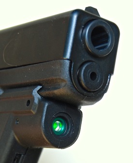 Green with envy. The brand new Crimson Trace Green Laserguard for Glocks