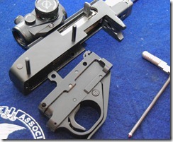 Ruger 10/22 trigger group housing removal