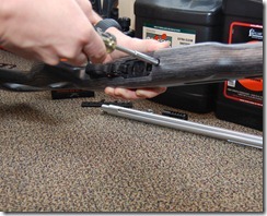 Ruger 10/22 stock removal and installation