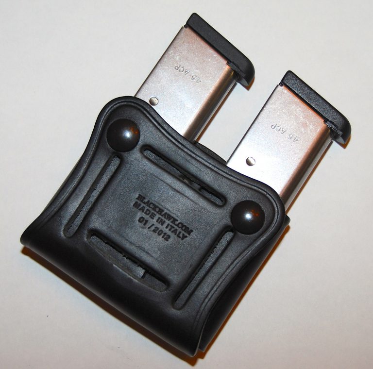 Holster Review Blackhawk Leather Dual Magazine Pouch / Carrier My