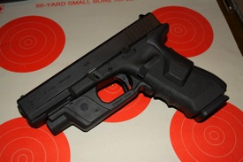 Glock 17 Crimson Trace lightguard lasergrips 9mm