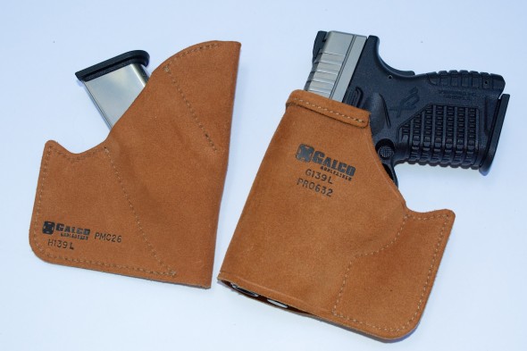 A pair of pocket carry options from Galco.