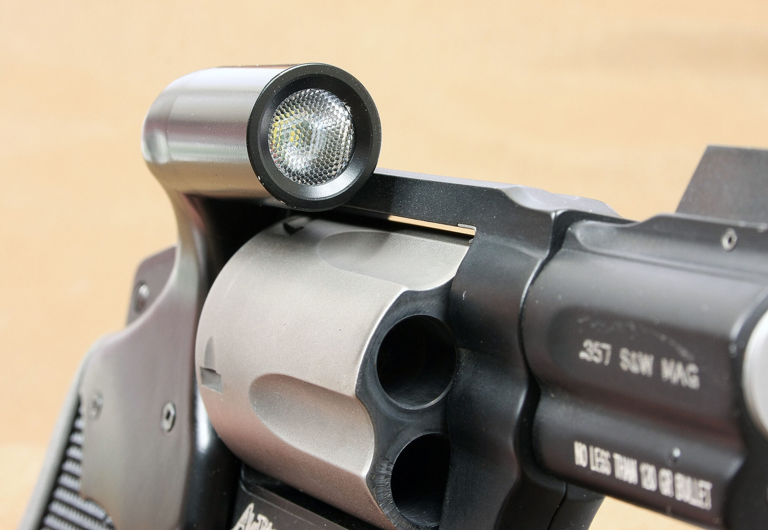 The Griplight replaces the entire grip on a J-Frame revolver.