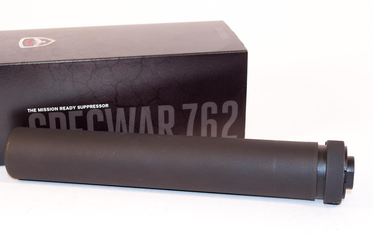 SilencerCo's Specwar 762 is a heavy duty can and full auto
</p srcset=