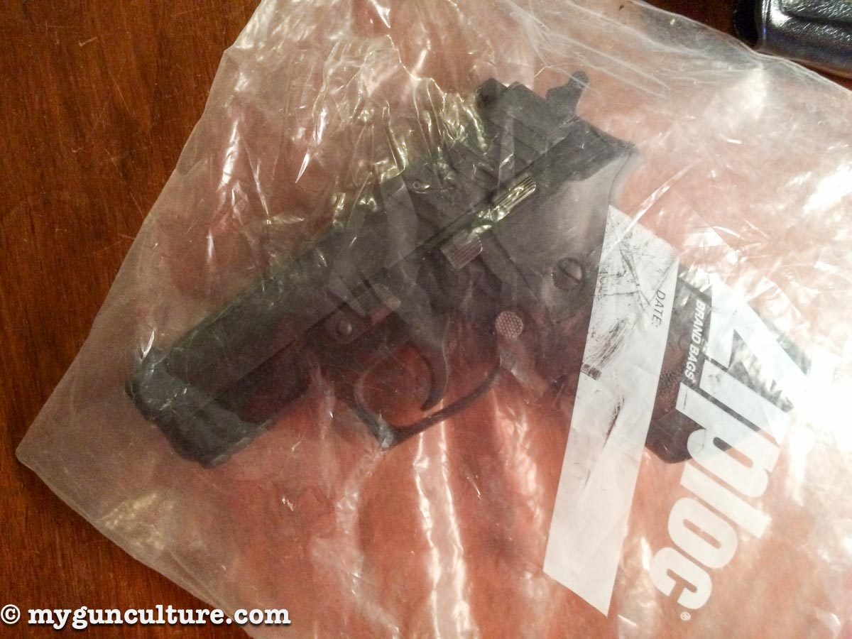 No, this isn't contraband or seized evidence, it's my Sig P229.