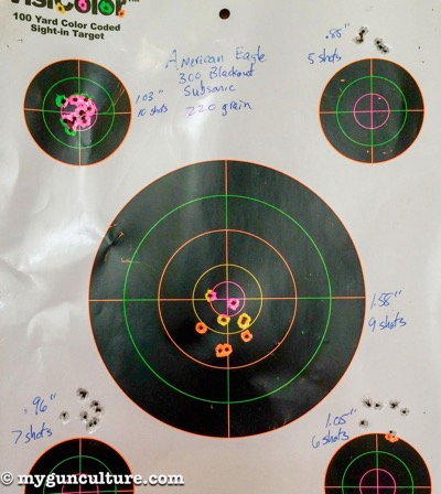 Accuracy was outstanding for lower-cost ammunition. 