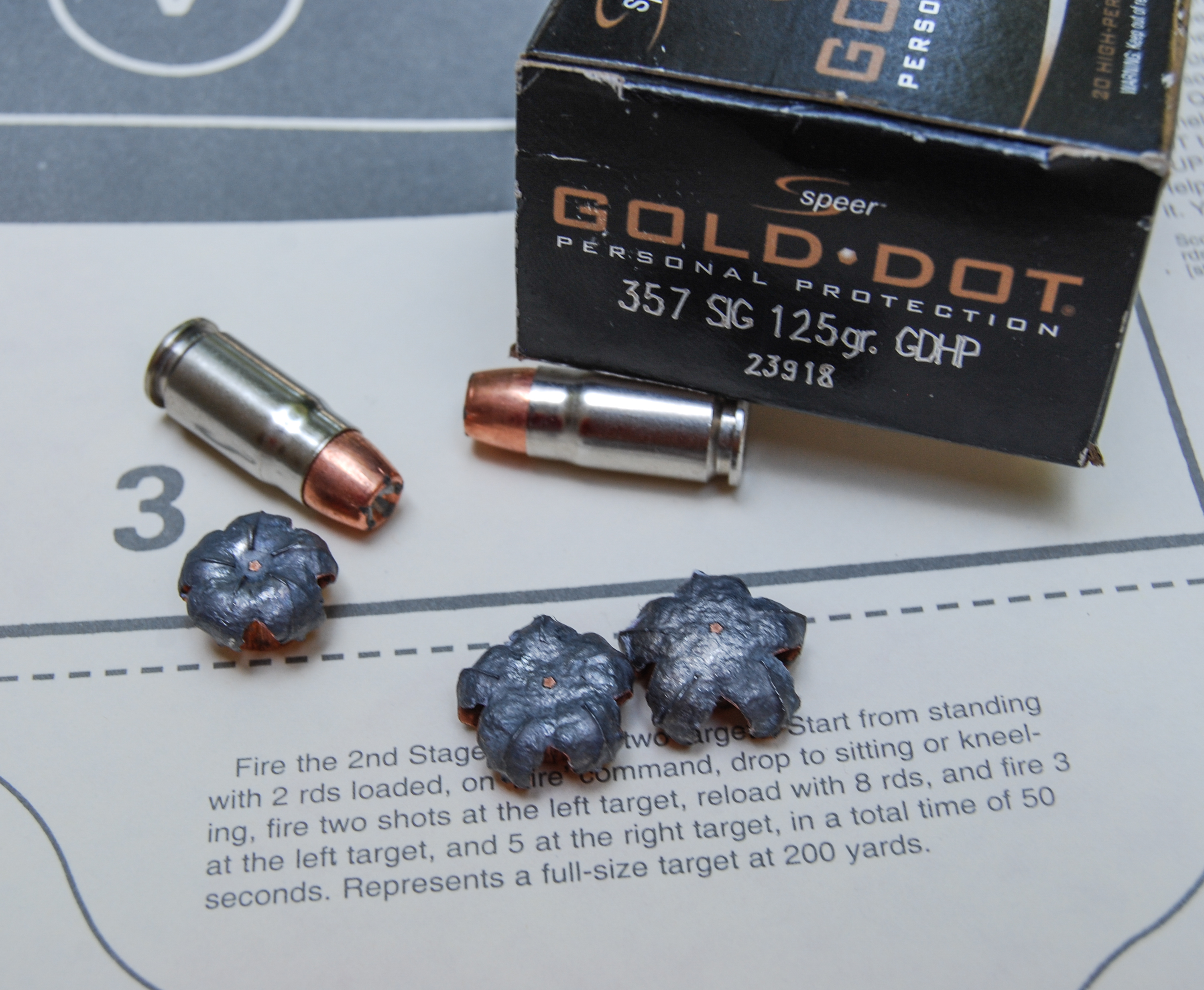 This is Speer’s 125-grain Gold Dot ammunition.