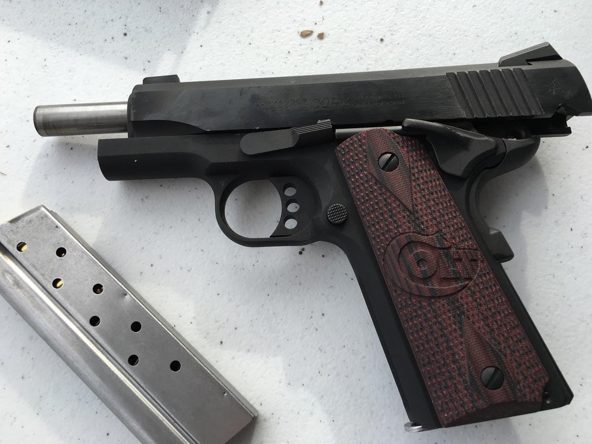 Colt's new Lightweight Commander. This one is chambered in 9mm.