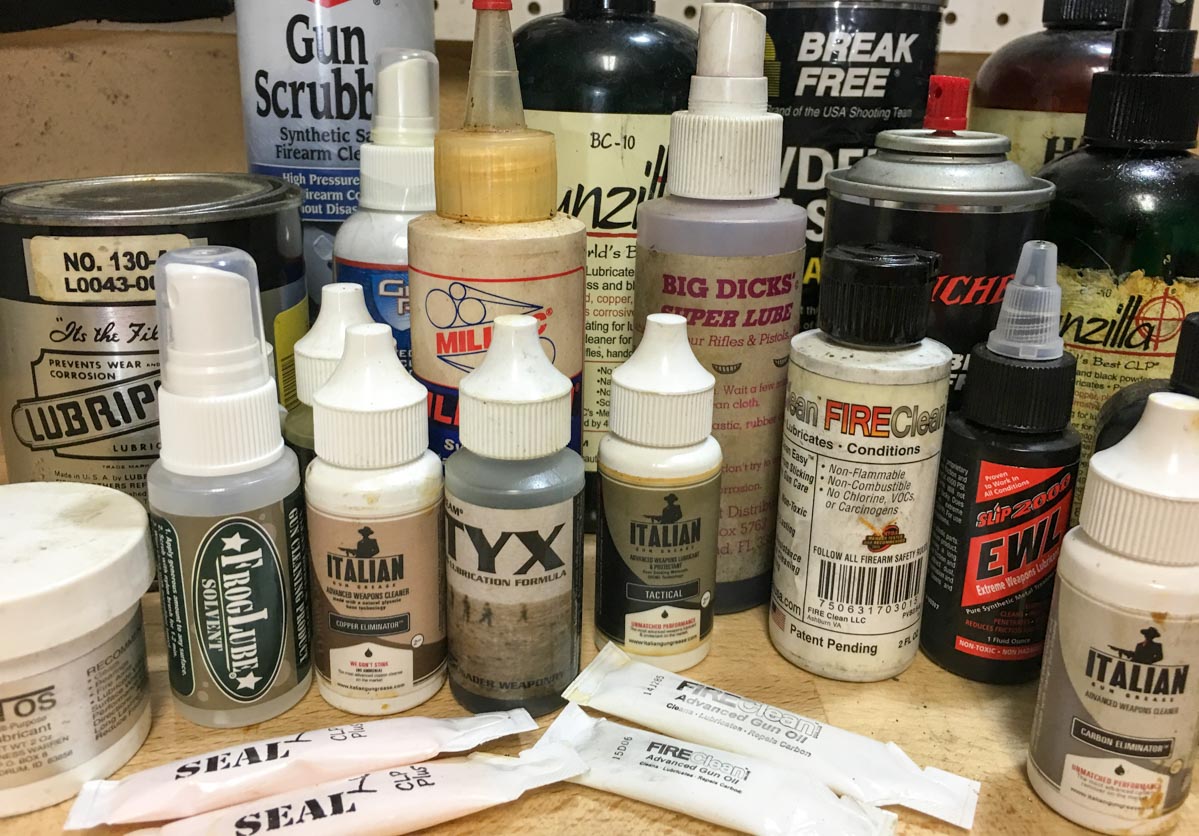 Are there more gun maintenance products than guns? Maybe...
