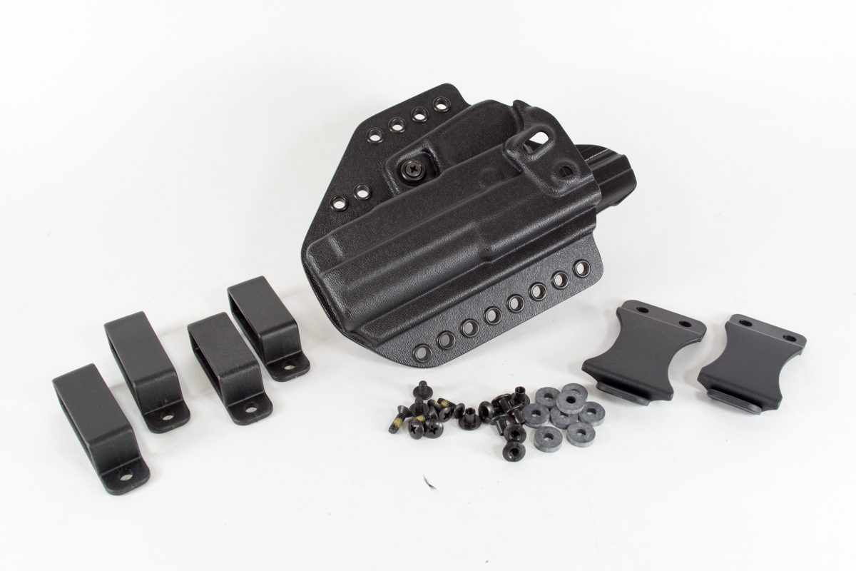 You can order the Evo with a complete hardware kit that includes everything you need for 1.5 and 1.75-inch belts.