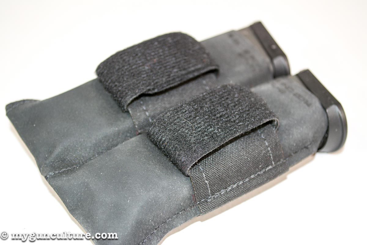 The belt loops are Velcro and adjust to belt size. Since the "flaps" are between belt and pants, they never come loose. 