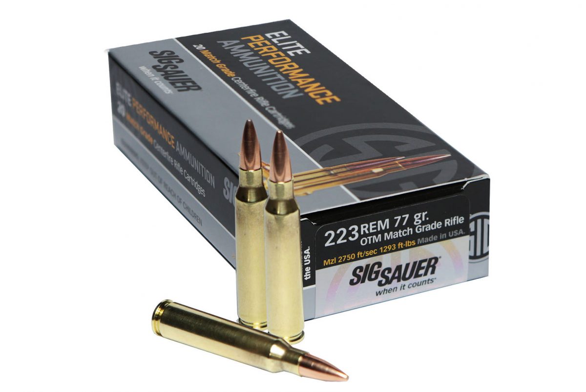 Sig Sauer's new .223 Remington Match Grade Ammunition
