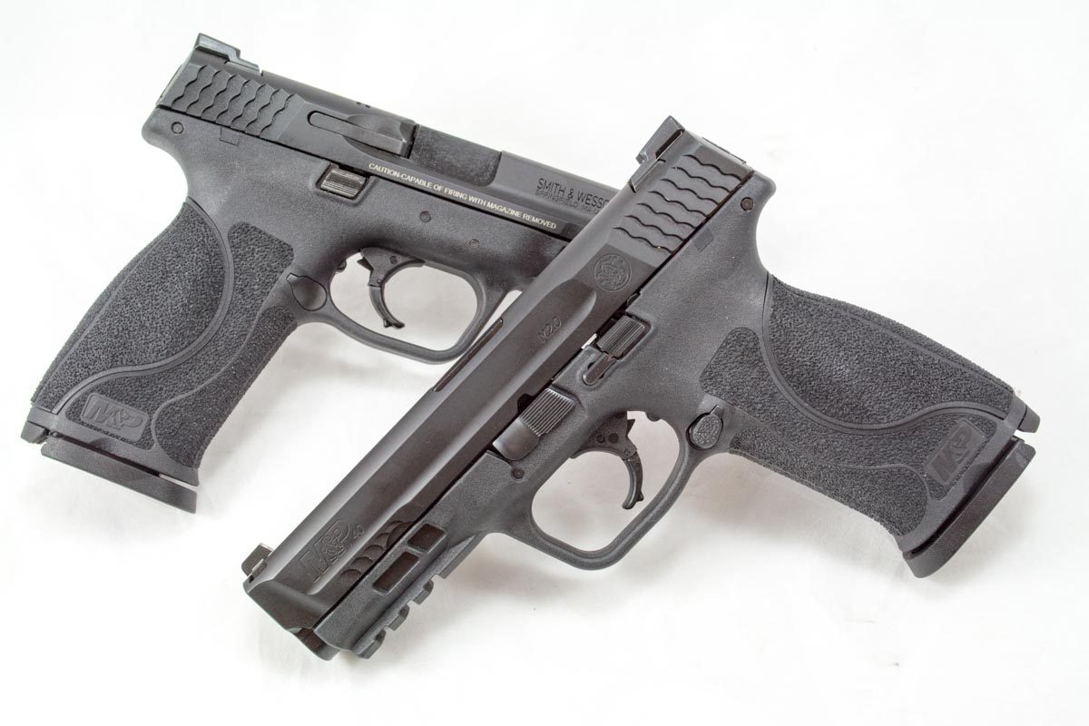 A matching pair of 4.25-inch-barrel pistols chambered in 9mm and .40 S&W.