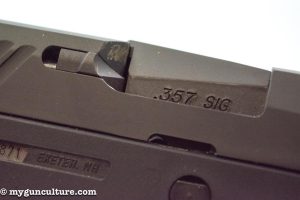 The Sig P320 uses an external extractor.