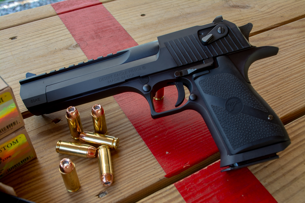 While available in other calibers, the Magnum Research Desert Eagle really hits its stride with the .50.