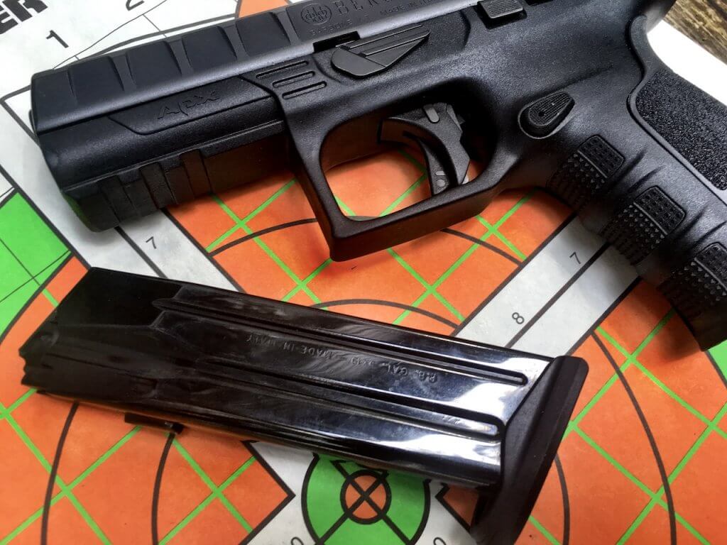 The APX family uses quality steel magazines with witness holes just like earlier models. 